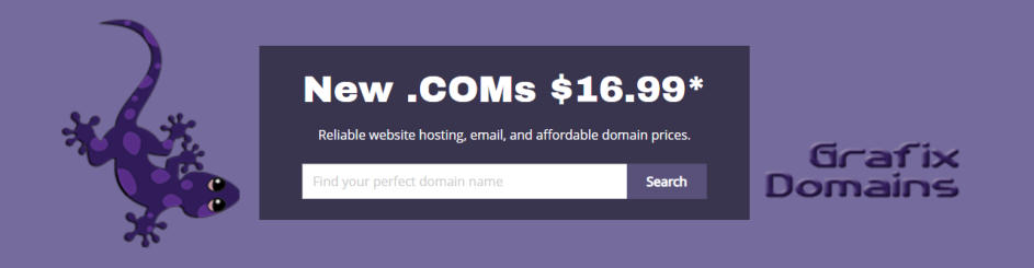 Find your perfect Domain Name here - Grafix Domains